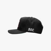 Neighborhood Snap Back Hat // BLACK